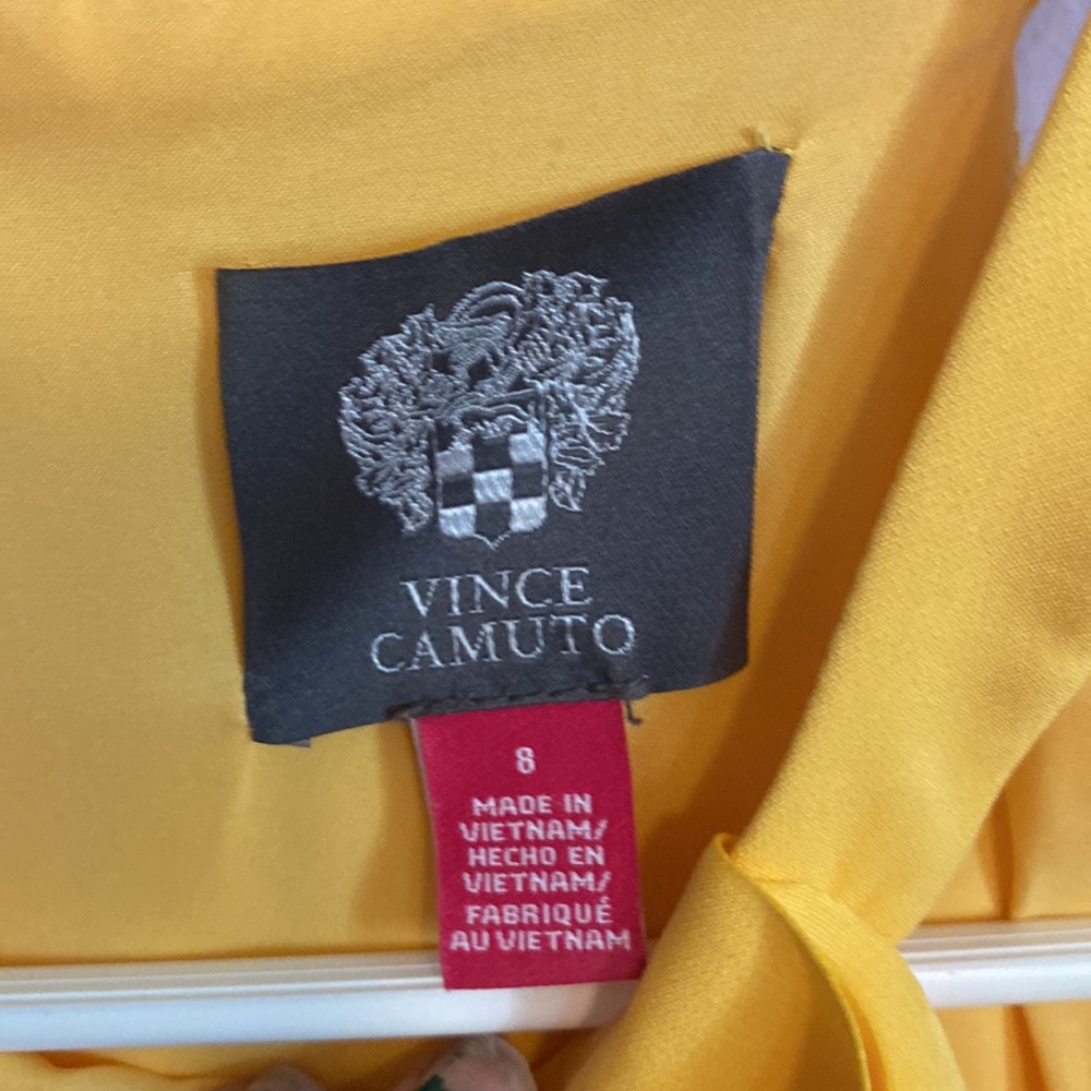 Yellow Dress with Ruffle Detail - Picture 6 of 6